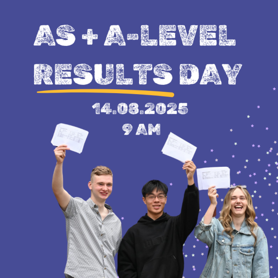 AS + A-Level Results Day – Important Information