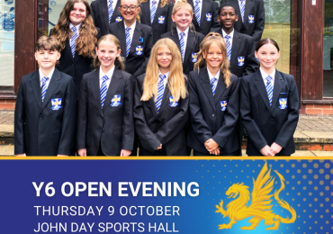 Y6 Open Evening Thursday 9 October 2025