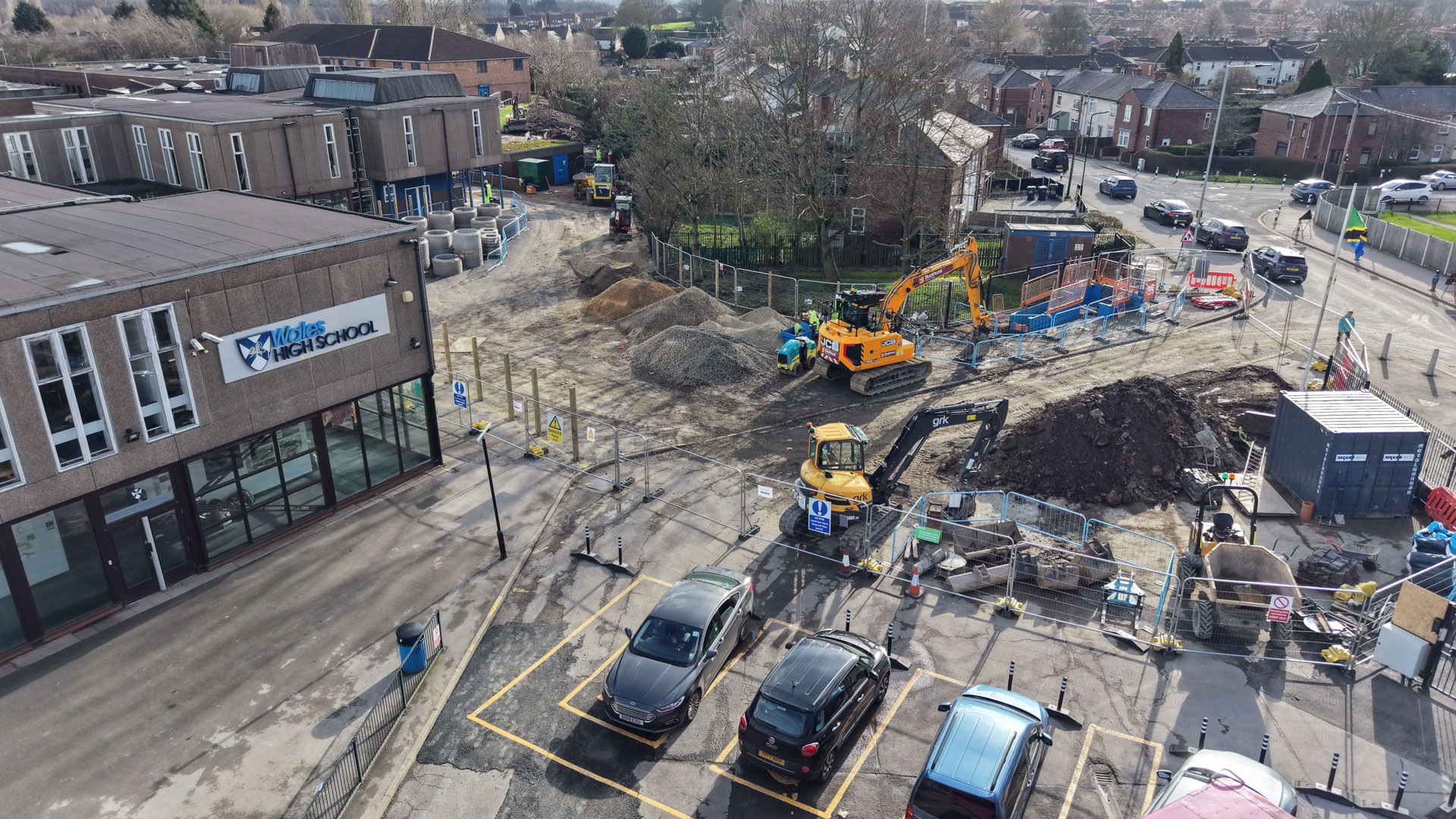 Aerial site photo – 24 February 2026