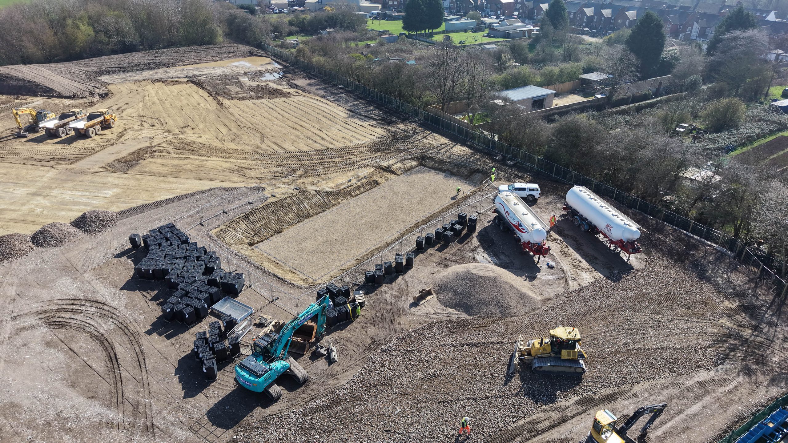 Aerial site photo – 19 March 2026