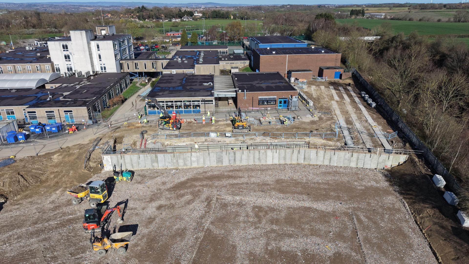 Aerial site photo – 26 March 2026