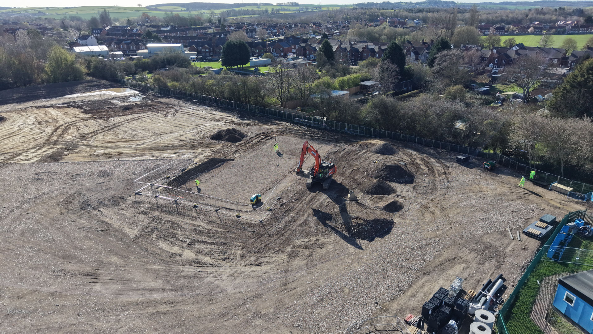 Aerial site photo – 26 March 2026