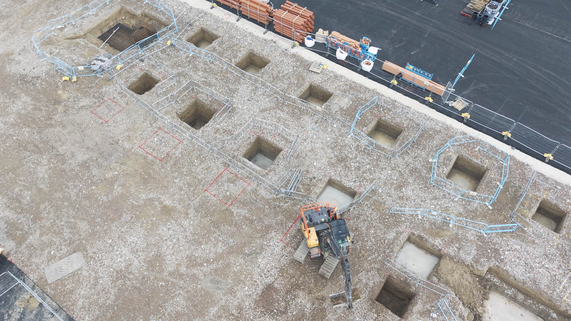 Aerial site photo – 16 April 2026