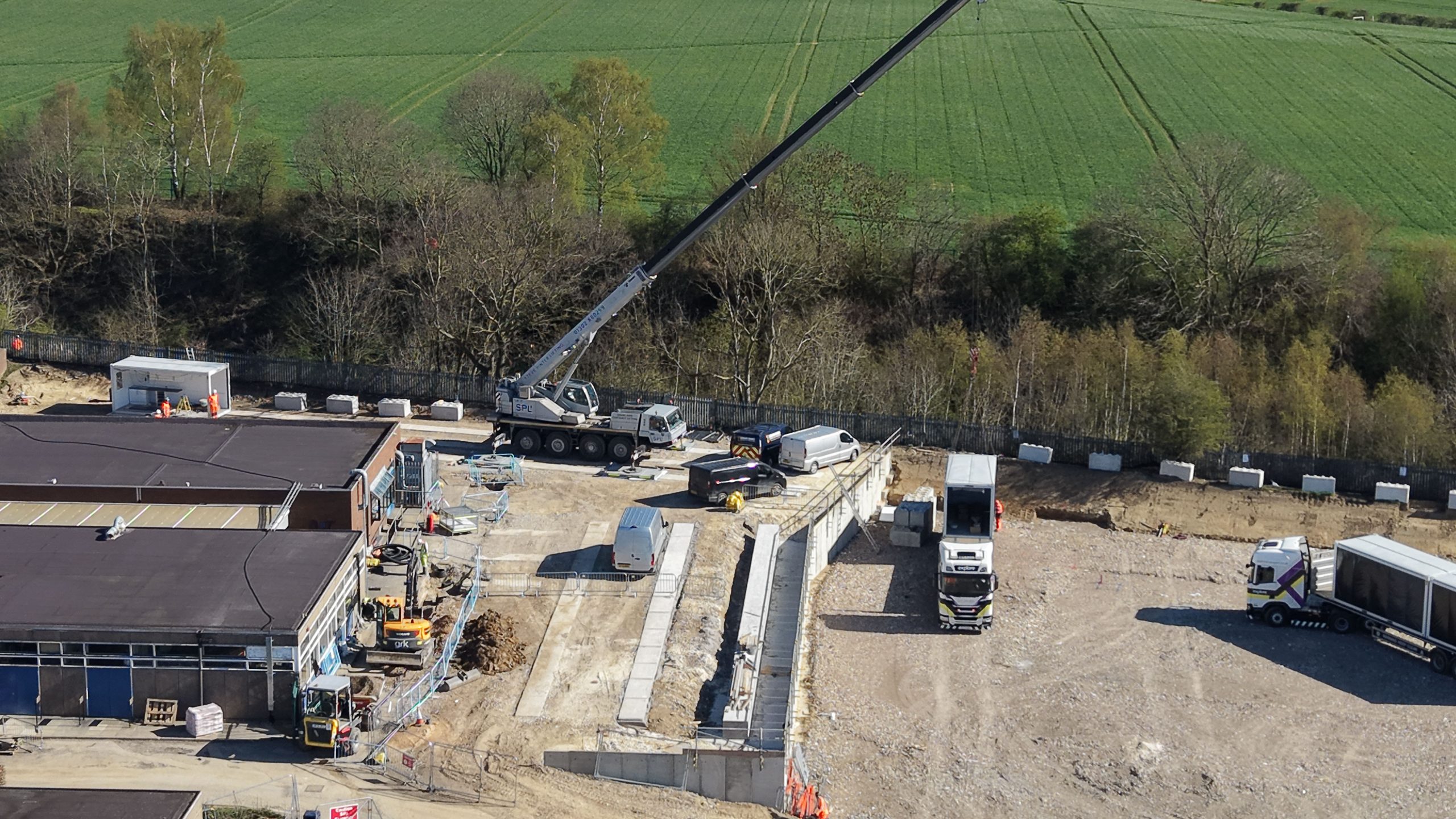 Aerial site photo – 7 April 2026