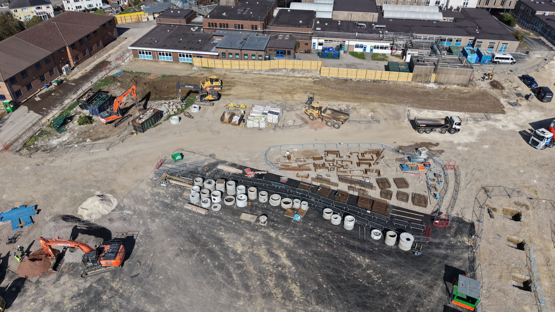 Aerial site photo – 23 April 2026