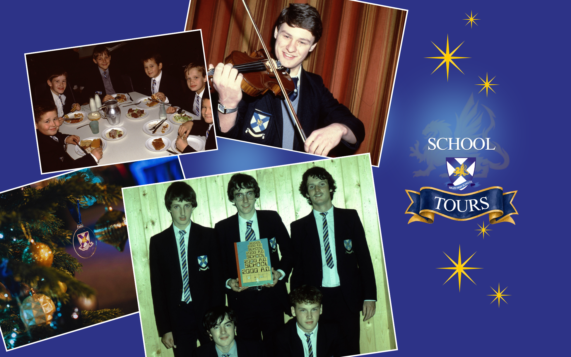 Students in the Wales High School dinner queue